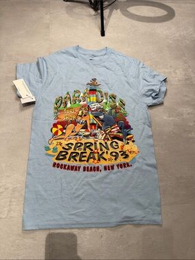 Paradise NYC Surf Shop Spring Break ’93 Graphic T-Shirt Small Made in USA